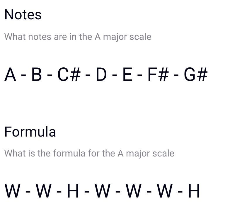 Scale In Notes Examples Free scale search. Search through 1000s of scales.
